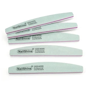 Polishing Nail Buffer Shiner and Buffers Nails Files Polishing1000 4000 Grit Manicure Green White Custom logo Shiner Nail Buffer