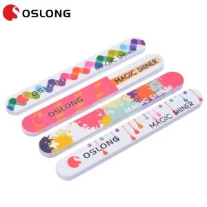 Polishing Straight Buffer Professional Emery 100 150 Washable Reusable Magic Shiner Polishing Nail Buffer File