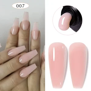Poly Nail Gel 15ML Extension Nail Acrylic Gel Nude 12Colors Solid Nail Extension Poly Acrylic Poly Gel