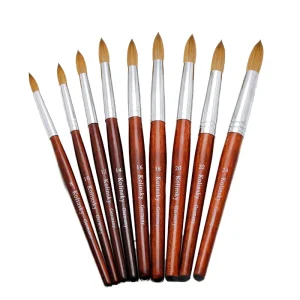 Popular Nail Art Brush Kolinsky Acrylic Nail Brush with Favorable Price Kolinsky Liner Nail Brush with Good Quality