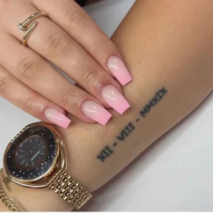 Popular Press on Nails Private Label Press on Nails Gradient Pink False Nails