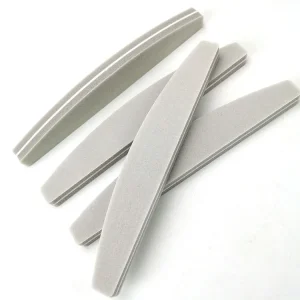 Popular Selling Emery Zebra Double Nail Files 100 180 Grit Professional Durable Customizable Art Tool Sponge Buffer