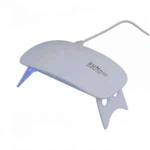 Portable 6W Mini LED UV Nail Art Lamp Salon Use USB with Automatic Induction Plastic Nail Table Lamp for Drying Nail Art at Home