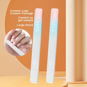 Portable Crystal Nano Glass Nail File Manicure Art Care Tool Fingernail Shiner Polisher for Smoothing Acrylic Natural Nails