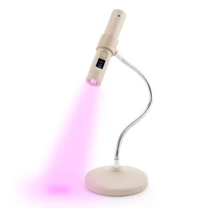 Portable Desktop Mini UV LED Nail Lamp Salon Grade Rechargeable Cordless Touch Sensor Smart Mode