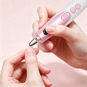 Portable Electric Nail Drill Rechargeable Cordless Nail File Machine Professional Manicure Pedicure Tool Plastic High Speed