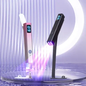 Portable Handheld Metal UV LED Nail Lamp 8W USB Rechargeable Home Use Gel Light For Nail Art