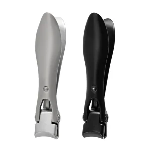 Portable Latest Design Customized Color Black Silver Stainless Steel Nail Cutter Clippers