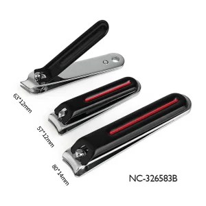 Portable Nail Clippers for Toenails and Fingernails Laser Logo Multi Use Nail Cutter