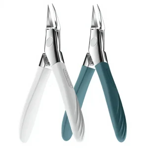 Portable Professional Stainless Steel Ingrown Nail Clipper & Sharp Nail Cutter with Wide Jaw Opening for Salon Use on Fingers