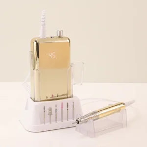 Portable Rechargeable Nail Drill 45000 RPM Professional E File for Salon Use Acetone Resistant Brushless Nail Polishing Machine