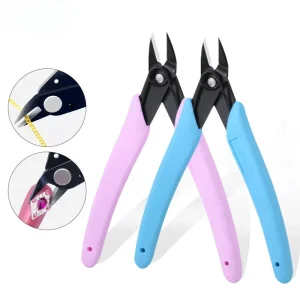 Portable Rhinestone Remover Nail Clipper Trimmer Stainless Steel Cuticle Nipper Nail Cutter Scissors for Nail Salon