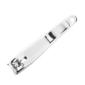 Portable Silver Manicure Pedicure Kit Steel Curved Blade Durable Nail Clipper Cutter for Fingers Nails Nail Care Tools