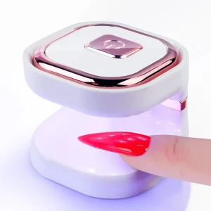 Portable USB Powered 6W Mini Square UV LED Nail Lamp for Nail Salon On Site Service DIY Manicure Curing