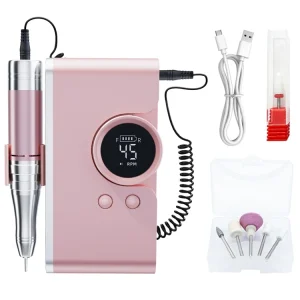Portable Wireless Rechargeable USB Charging Nail Drill Cordless Machine Multi Function Nail Polish Power Bank