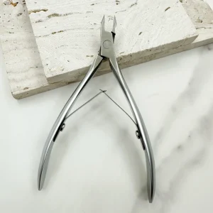 Pre manicure Tool for Trimming Nail Edges Cuticles and Hangnails Professional Nail Technician 3mm Small Blade Cuticle Scissors
