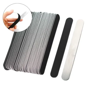 Premium 12cm Mini Pink Wooden Nail File and Buffers 100 180 Grit High Quality Washable Emery Boards for Natural Nails