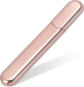 Premium Glass Nail File With Case Crystal Diamond Salon Best Beauty Nail Buffer for Natural and Acrylic Nails Christmas Gift