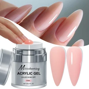 Press Design Pink Nude Color 3D White Clear Sculpture Nail Gel Polish Non Sticky High Quality 30ml Extension Gel