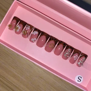 Press On Nails 100% Hand Made Acrylic Nails Customized Style Duck Nail