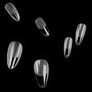 Press on Nails Artificial Fashion Transparent False Nail Tips French Natural Clear Super Extra Long