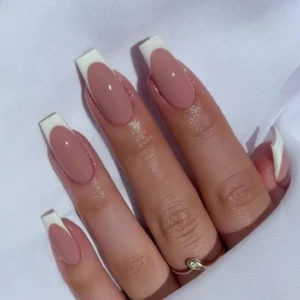Press on Nails High Quality French Style Artificial Fingernails Many Shapes Tip False Nails ABS Stick on Nails