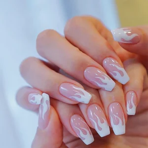 Press on Nails Nail Boxes Clear With Packaging Press on Nails