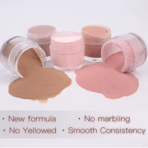Price 30ML jar Designed Logo Dip Powder Jar Clear Nail Dipping Powder Acrylic Powder 2 in 1