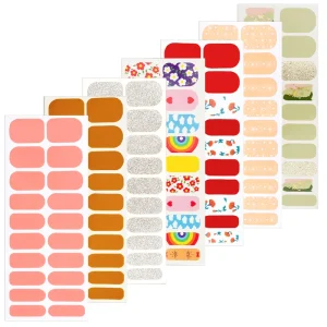 Price Nail Art Supplies Fashion Foil 3D Rhinestones Korea&europe Hot Nail Gel Designs Stickers Nail Polish 12 Month