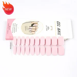 Price Non Toxic Long Lasting Custom Real Gel Nail Wraps Packaging Semi Cured Gel Polish Strips