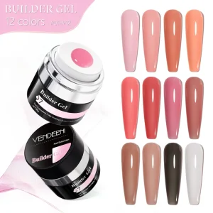 Primer Nail Gel Polish Nail Gel with Glitter pink Jelly Nail Gel Set