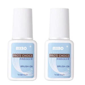 Private Label 7g Super Strong Nail Glue Liquid Pink False Nail Tips Press Nails Art Decoration Long lasting Adhesion Gel