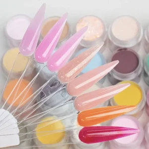 Private Label Acrylic Powder Nail Dipping Powder Kit 24 Colors 10g Nail Art Design Extension Nail Acrylic Powder Bulk