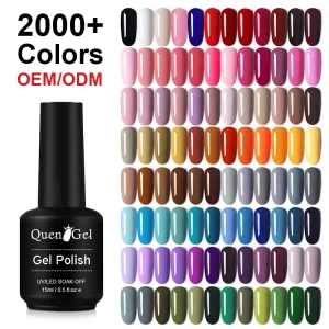 Private Label China Nails Arts Gel Polish Supplier OEM Colors 15ml Soak Off Nail Polish Uv Gel