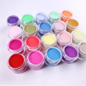 Private Label Colored Nail Dipping Bulk Dip Acrylic Nail Powder with Liquid Monomer for Nails