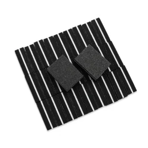 Private Label Durable Mini Square Nail Buffer Block 100 180 Grit Dual Sided 50 Pcs pack Disposable Nail Sponge File