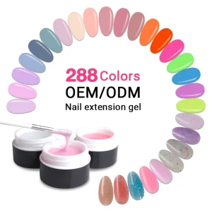 Private Label Gel Nail Extension Nail Extension Gel Strengthen Poly Gel for Nail Extension