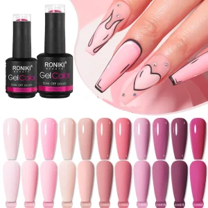 Private Label Gel Nail Polish Long Lasting High Gel Polish 15ml Soak Off UV Nail Gel Polish for Nail Art Salon