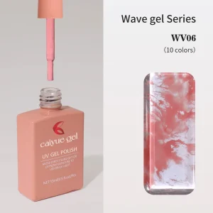 Private Label Nail Gel Wave Series Nail Gel Colorful Soak off Gel Nail Polish 10 Colors