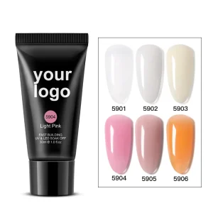 Private Label POLY GEL Quick Extension For Nails Builder Polish Nail Products Salon Cosmetics UV Gel Nail Polish OEM Bottle Pack
