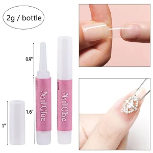 Private Label Professional Customized Cyanoacrylate Fast Drying Super Sticky Finger Nail Glue for Press on Nails Art Supplies