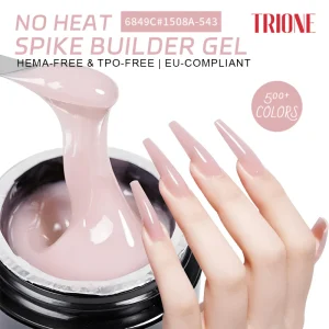 Private Label TPO HEMA Free BIAB Nail Builder Gel No Heat Soak Off UV LED Hard Extend Construction Gel Polish For Salon Supplies
