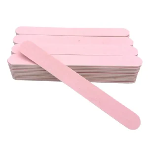Profesional Pink Fingernail Filer Grit Nail File Buffer Double Sided Emory Boards for Nail Easy to Use Nail Tools