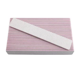 Professional 100/180 and 80/80 Grit Double Side Rectangle Gray Nail File
