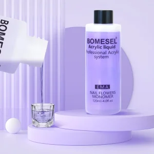 Professional 120ML High Quality Acrylic Liquid Crystal Clear EMA Monomer for Nail Supplies with Strong Adhesion