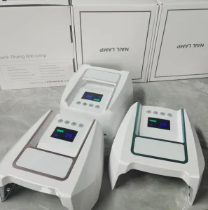 Professional 126W UV LED Nail Lamp Rechargeable Wireless Cordless Gel Polish Curing Dryer Red Light Metal Shell Manicure Device