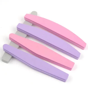 Professional 180 240 Salon Polishing Nail Buffer Block Custom Logo Nail Tool Sponge Mini Nail File