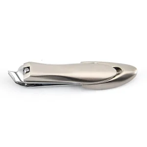 Professional 3 1 Carbon Steel Nail Clippers Set Luxurious Style VW NC 172 Slanted Nail Clipper Cutter Durable 6.5 cm Box Packing