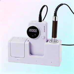 Professional 40000RPM Strong Silent Dynamic Balance Design Brushless Motor Nail Drill Machine With UV Disinfection Chamber