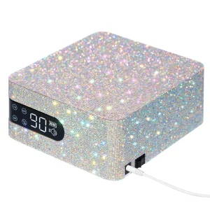 Professional 48W Rechargeable LED UV Lamp Portable Plastic Gel UV Nail Dryer Fast Curing Dual-Wavelength Home